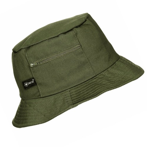 Schlapphut, Tasche mit Reißverschluss rechts